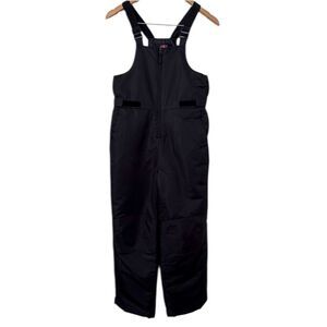 Swiss Tech Kids Snow Ski Suit Bib Overalls Pants Black Large (10-12)